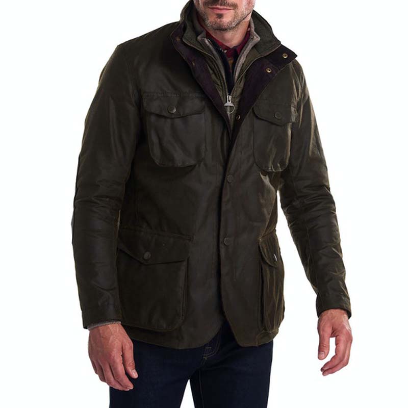 Barbour Tartan Collection – Ogston Wax – Olive – The Jail Dornoch