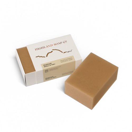 highland honey and oats boxed soap jail dornoch