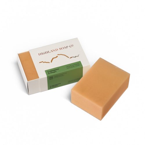 highland soap company boxed lemograss and ginger handmade soap jail dornoch