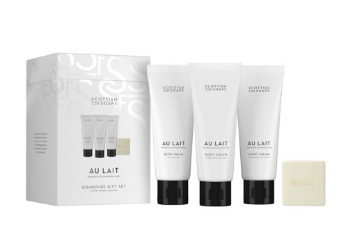 au lait gift set jail dornoch scottish fine soaps jail dornoch