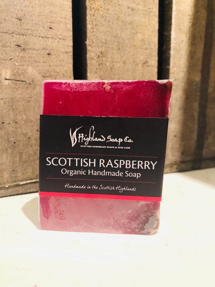 highland soap scottish raspberry soap jail dornoch