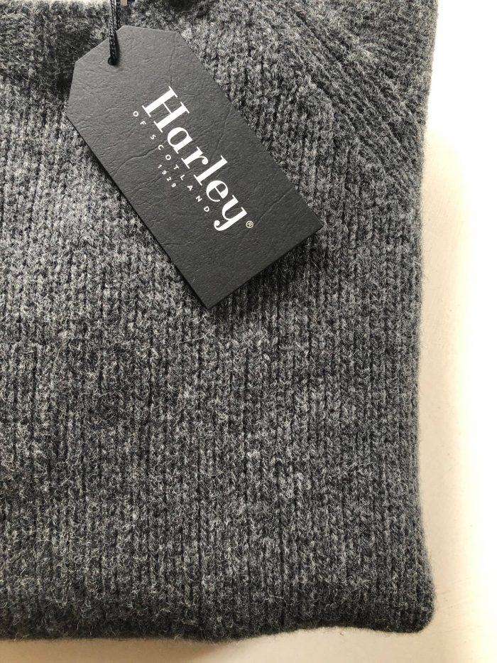 harley knitwear oxford grey jail dornoch