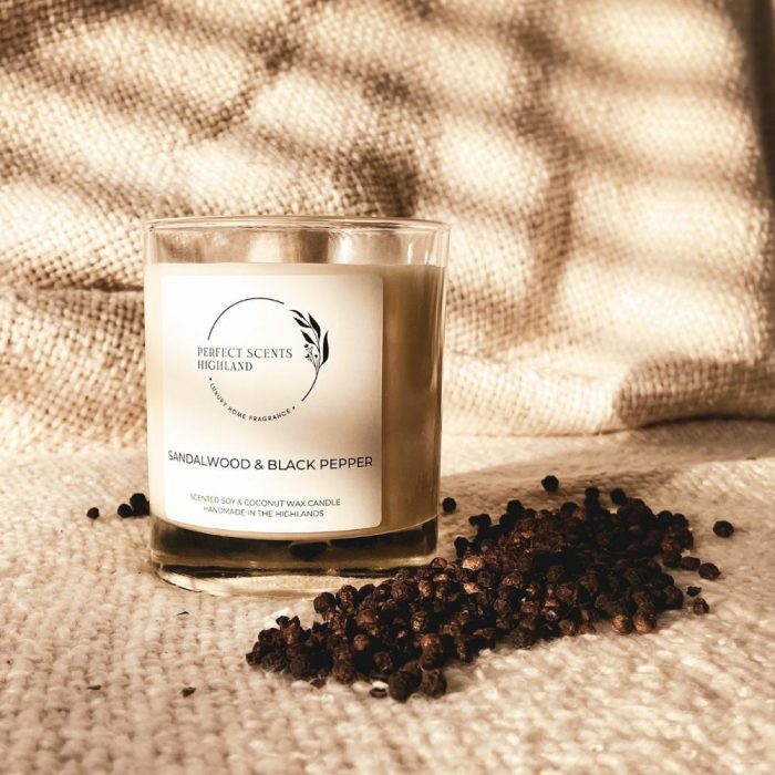 PERFECT SCENTS CANDLES SANDLEWOOD JAIL DORNOCH