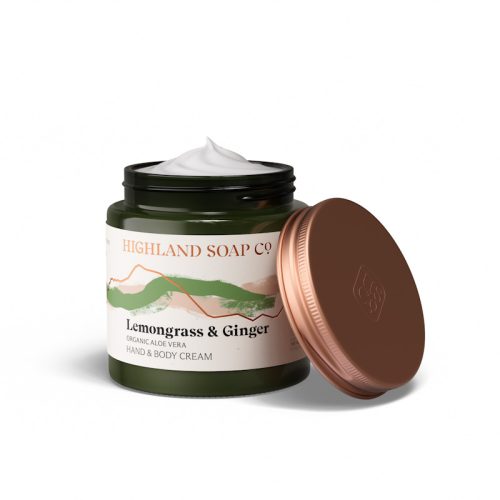 highland soap lemongrass body cream jail dornoch