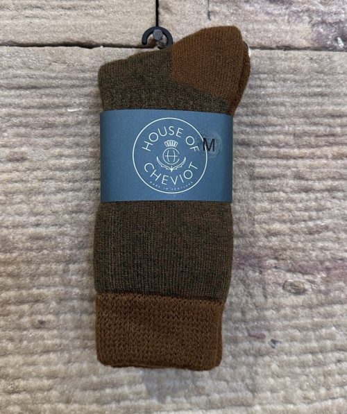 HOUSE OF CHEVIOT GLEN SOCKS BRACKEN JAIL DORNOCH