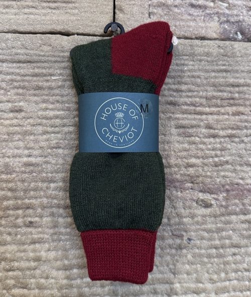 HOUSE OF CHEVIOT SOCKS GLEN SOCKS SPRUCE