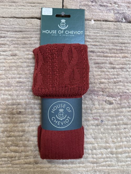 LADIES HOUSE OF CHEVIOT SCOTTISH KNITTED SOCKS JAIL DORNOCH