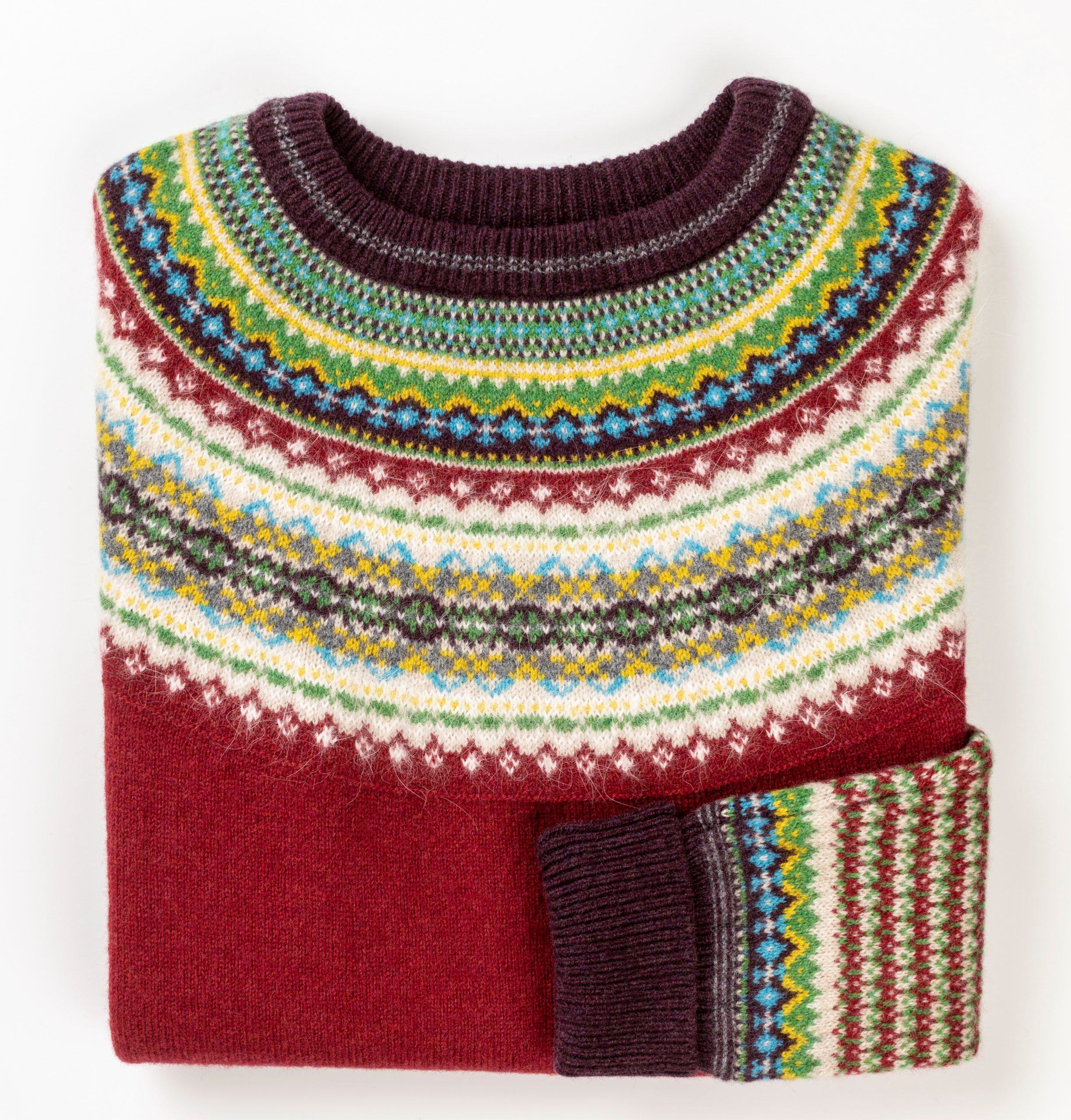 Eribe Knitwear – Ladies Alpine Sweater – Hemlock – The Jail Dornoch