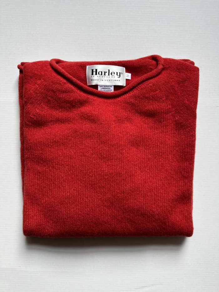 ladies jasper red harley knitwear jail dornoch