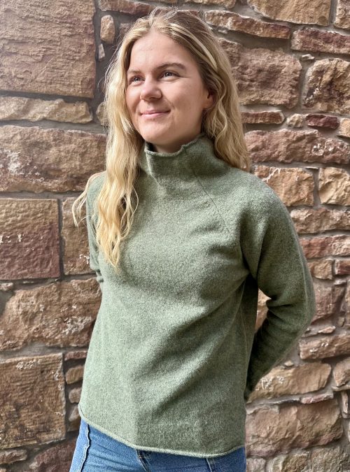 eribe knitwear raglan jumper landscape jail dornoch