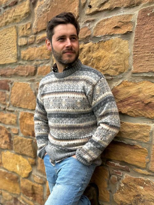 HARLEY FAIR ISLE JUMPER GENTS JUMPER JAIL DORNOCH