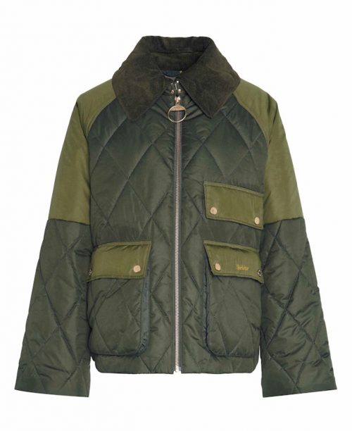 ladies barbour milby quilted jacket jail dornoch