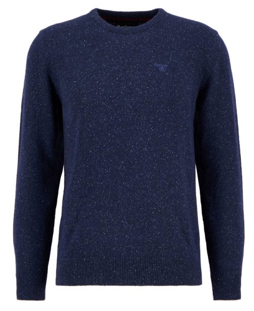 BARBOUR TISBURY CREW NECK UMPER NAVY JAIL DORNOCH