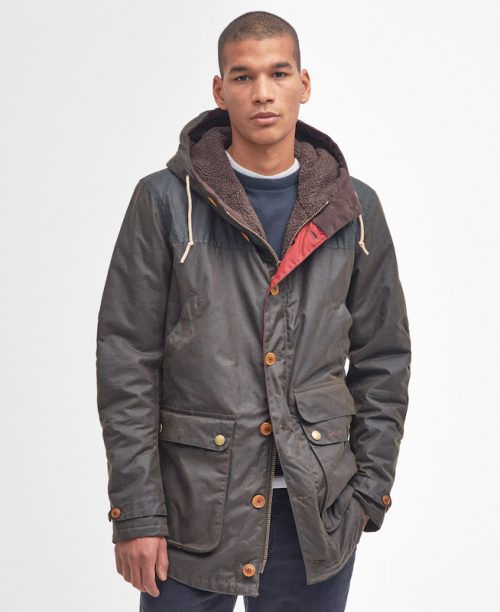 BARBOUR GAME WAX PARKA JAIL DORNOCH