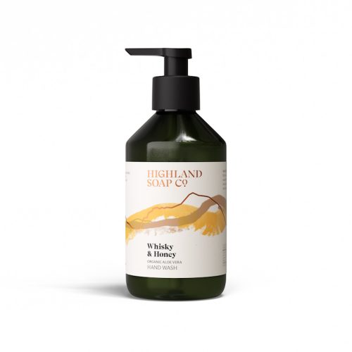 highland soap whisky and honey handwash