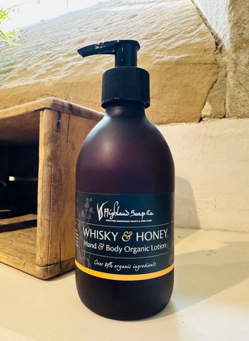 highland soap company whisky and honey body lotion jail dornoch