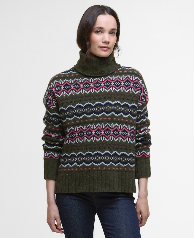 barbour helen knit jumper jail dornoch