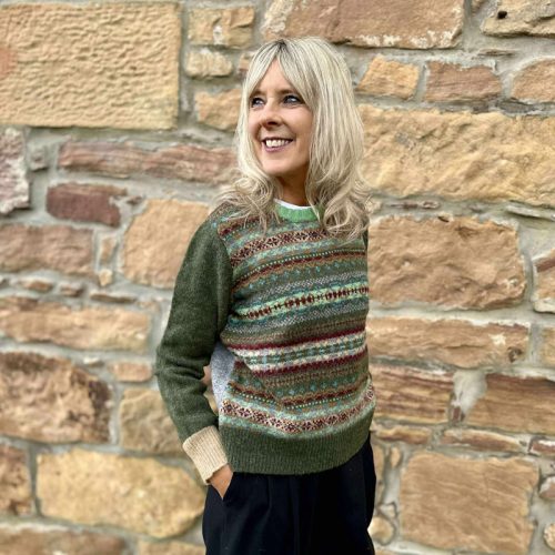 eribe westray block sweater jail dornoch