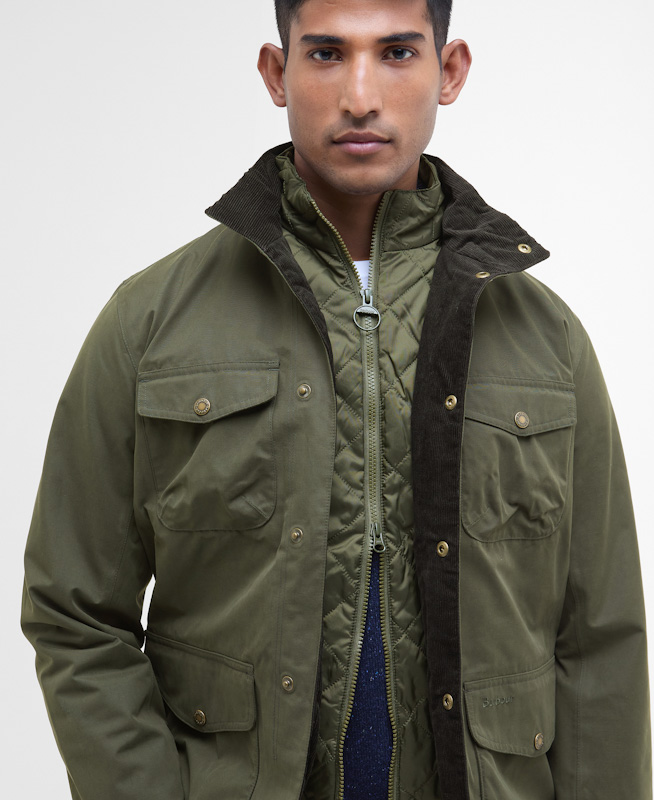 Barbour - Winter Ogston Jacket - Olive - Image 3