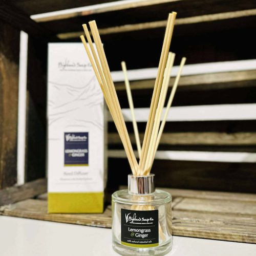 the highland soap copany lemon and ginger diffuser jail dornoch
