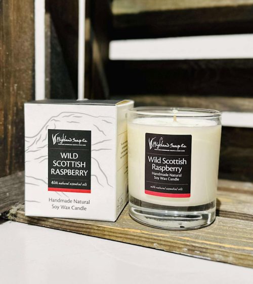 the highland soap company raspberry candle jail dornoch