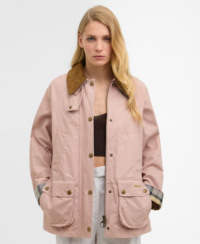 Moder Beadnell ladies barbour gardenia beige jail dornoch