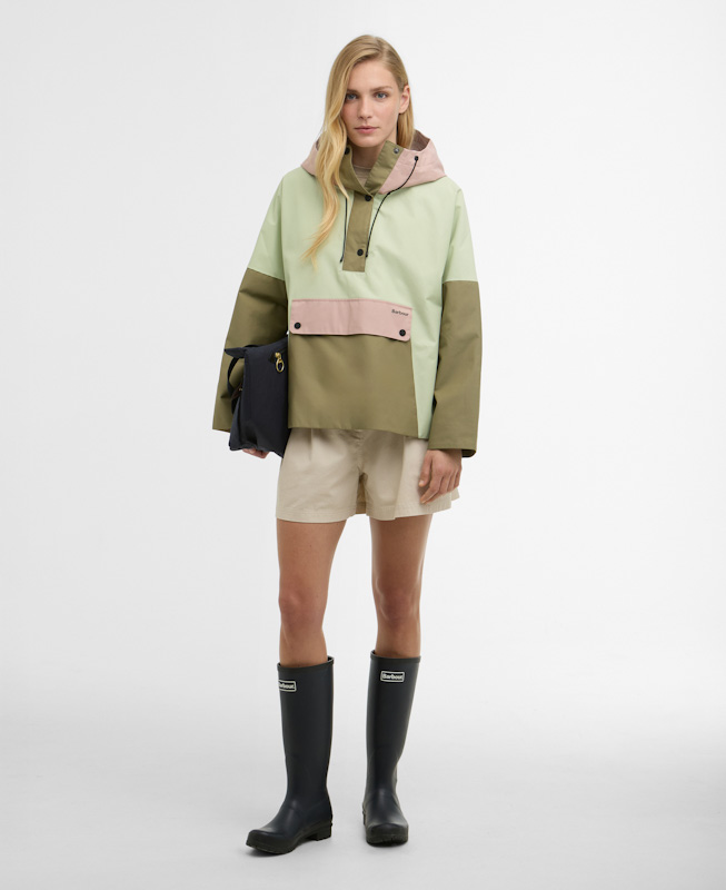 Barbour - Bedafell Shower Proof Jacket Smock - Spring Green Gardenia - Image 3
