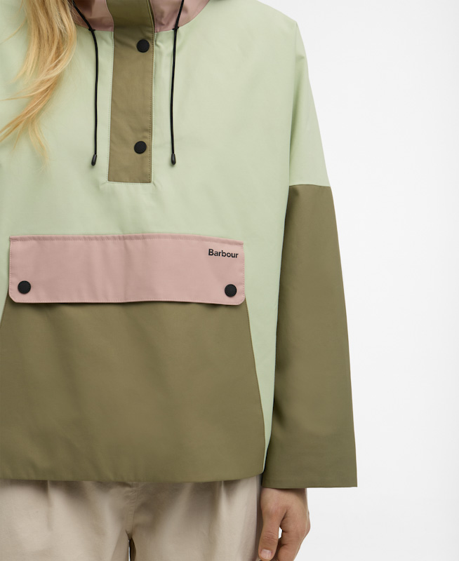 Barbour - Bedafell Shower Proof Jacket Smock - Spring Green Gardenia - Image 4
