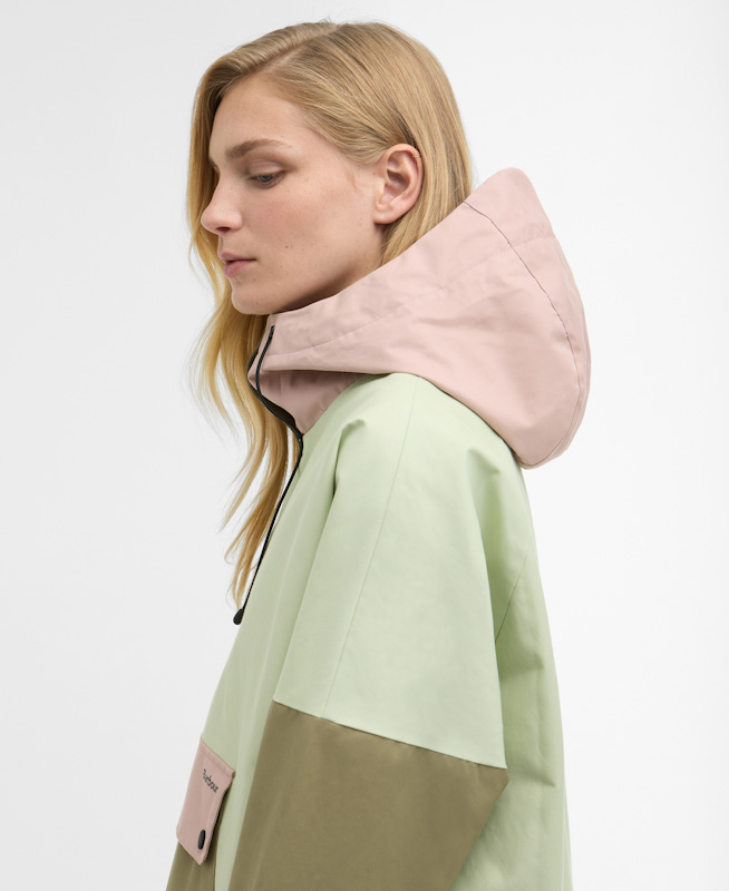 Barbour - Bedafell Shower Proof Jacket Smock - Spring Green Gardenia - Image 5