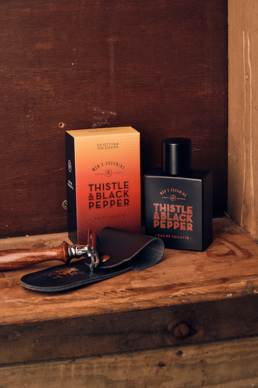 mens 50 ml thistle and black pepper EDT JAIL DORNCOH