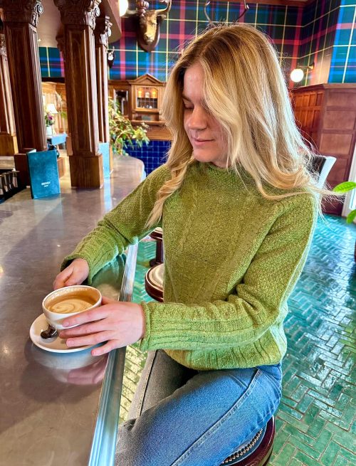 ladies harley roll neck sweater jail dornoch