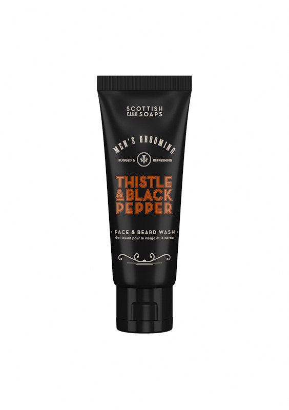 Scottish fine soaps mens face and beard wash 75ml jail dornoch